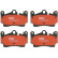 Kit de plaquettes de frein, frein à disque DTEC COTEC GDB1653DTE TRW