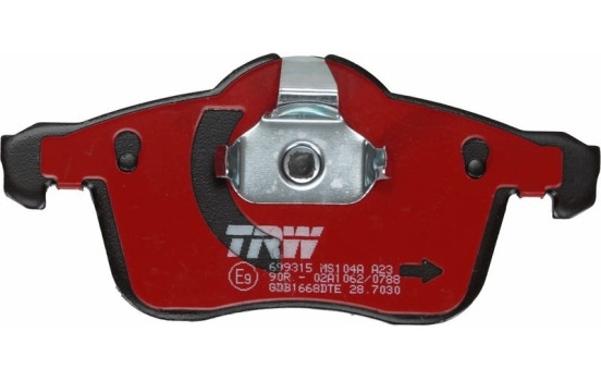 Kit de plaquettes de frein, frein à disque DTEC COTEC GDB1668DTE TRW, Image 4