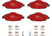 Kit de plaquettes de frein, frein à disque DTEC COTEC GDB1761DTE TRW