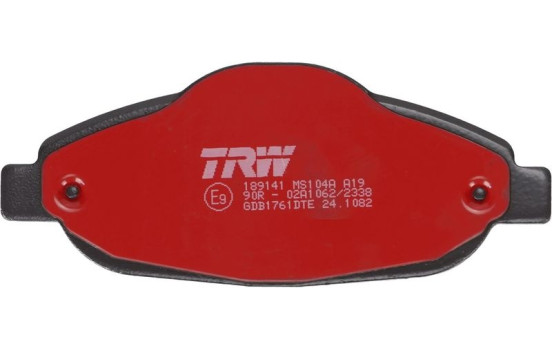 Kit de plaquettes de frein, frein à disque DTEC COTEC GDB1761DTE TRW, Image 3