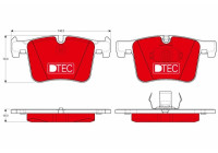 Kit de plaquettes de frein, frein à disque DTEC COTEC GDB1942DTE TRW