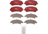 Kit de plaquettes de frein, frein à disque DTEC COTEC GDB3467DTE TRW