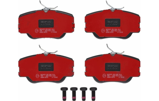 Kit de plaquettes de frein, frein à disque DTEC COTEC GDB818DTE TRW