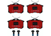 Kit de plaquettes de frein, frein à disque DTEC COTEC GDB823DTE TRW