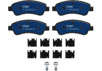 Kit de plaquettes de frein, frein à disque ELECTRIC BLUE GDB1463BTE TRW