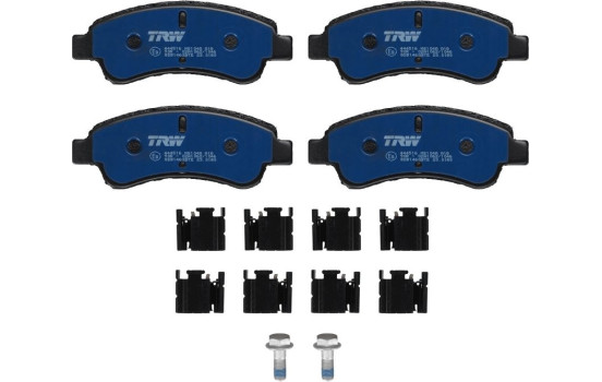 Kit de plaquettes de frein, frein à disque ELECTRIC BLUE GDB1463BTE TRW