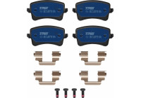 Kit de plaquettes de frein, frein à disque ELECTRIC BLUE GDB1765BTE TRW