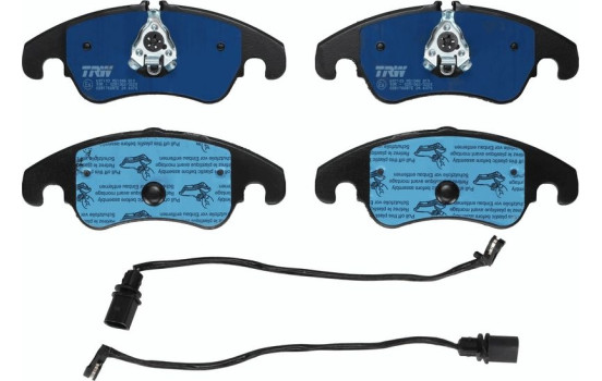Kit de plaquettes de frein, frein à disque ELECTRIC BLUE GDB1768BTE TRW