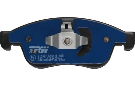 Kit de plaquettes de frein, frein à disque ELECTRIC BLUE GDB1789BTE TRW, Image 3