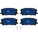Kit de plaquettes de frein, frein à disque ELECTRIC BLUE GDB3338BTE TRW