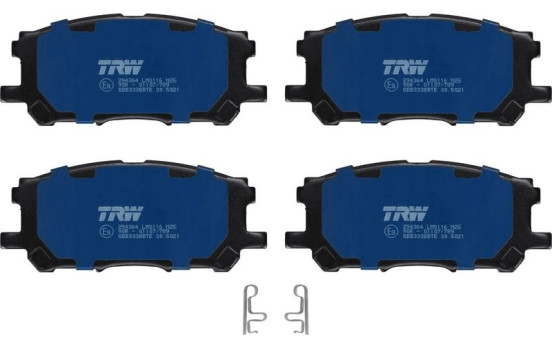 Kit de plaquettes de frein, frein à disque ELECTRIC BLUE GDB3338BTE TRW
