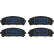 Kit de plaquettes de frein, frein à disque ELECTRIC BLUE GDB3484BTE TRW, Vignette 2