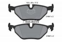 Kit de plaquettes de frein, frein à disque epad 2169181 Textar