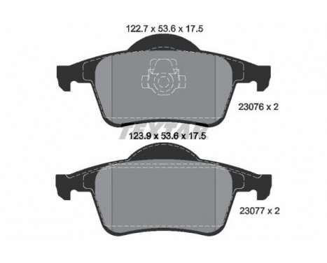 Kit de plaquettes de frein, frein à disque epad 2307681 Textar