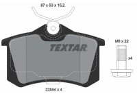 Kit de plaquettes de frein, frein à disque epad 2355482 Textar