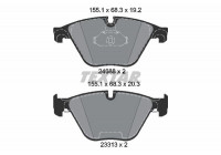 Kit de plaquettes de frein, frein à disque epad 2468881 Textar