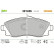 Kit de plaquettes de frein, frein à disque FIRST 301456 Valeo