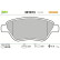 Kit de plaquettes de frein, frein à disque FIRST 301913 Valeo