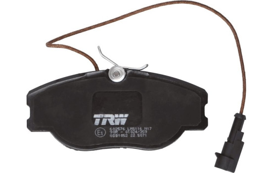 Kit de plaquettes de frein, frein à disque GDB1052 TRW, Image 4