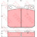 Kit de plaquettes de frein, frein à disque GDB1103 TRW