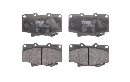 Kit de plaquettes de frein, frein à disque GDB1154 TRW