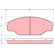 Kit de plaquettes de frein, frein à disque GDB1181 TRW, Vignette 2
