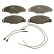 Kit de plaquettes de frein, frein à disque GDB1336 TRW, Vignette 3