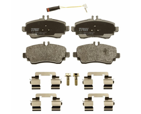 Kit de plaquettes de frein, frein à disque GDB1480 TRW, Image 3