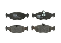 Kit de plaquettes de frein, frein à disque GDB1569 TRW