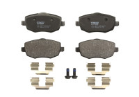 Kit de plaquettes de frein, frein à disque GDB1592 TRW