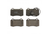 Kit de plaquettes de frein, frein à disque GDB1644 TRW