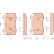 Kit de plaquettes de frein, frein à disque GDB1773 TRW