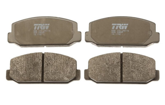 Kit de plaquettes de frein, frein à disque GDB179 TRW, Image 3