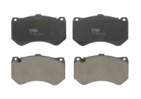 Kit de plaquettes de frein, frein à disque GDB1907 TRW