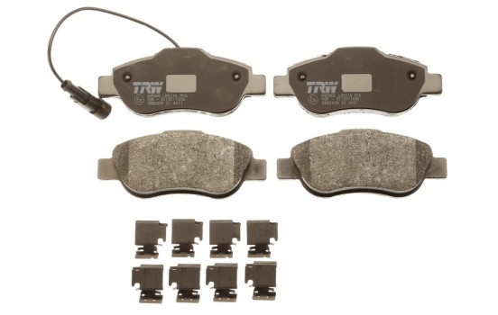 Kit de plaquettes de frein, frein à disque GDB2039 TRW, Image 2