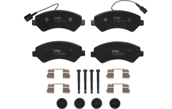 Kit de plaquettes de frein, frein à disque GDB2072 TRW