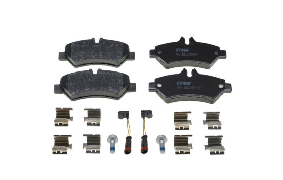 Kit de plaquettes de frein, frein à disque GDB2076 TRW, Image 3