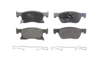 Kit de plaquettes de frein, frein à disque GDB2138 TRW