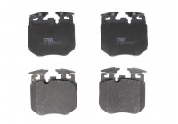 Kit de plaquettes de frein, frein à disque GDB2147 TRW