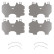 Kit de plaquettes de frein, frein à disque GDB2150 TRW, Vignette 7