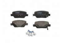 Kit de plaquettes de frein, frein à disque GDB2156 TRW