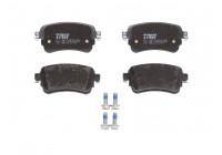 Kit de plaquettes de frein, frein à disque GDB2166 TRW
