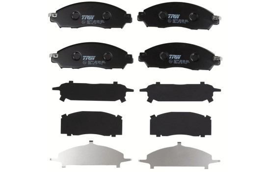 Kit de plaquettes de frein, frein à disque GDB2182 TRW, Image 3