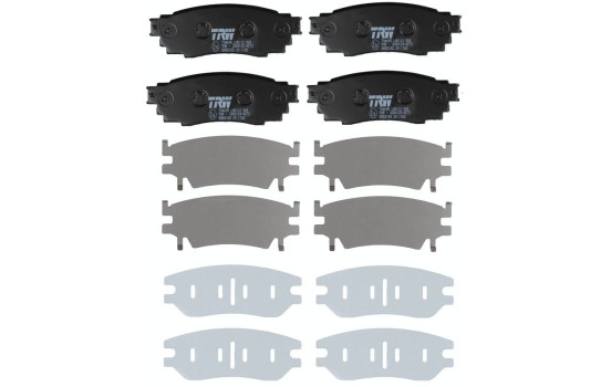 Kit de plaquettes de frein, frein à disque GDB2183 TRW, Image 2