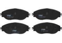Kit de plaquettes de frein, frein à disque GDB2219 TRW