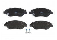 Kit de plaquettes de frein, frein à disque GDB2228 TRW