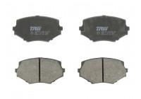 Kit de plaquettes de frein, frein à disque GDB3103 TRW