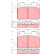 Kit de plaquettes de frein, frein à disque GDB3104 TRW
