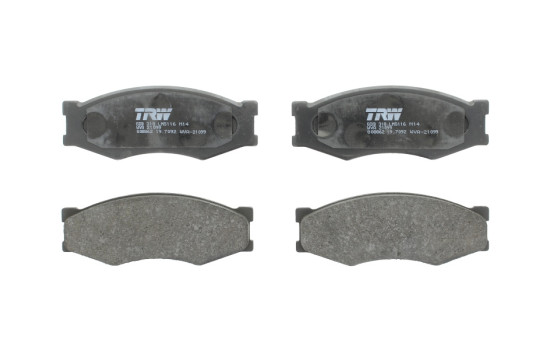 Kit de plaquettes de frein, frein à disque GDB318 TRW