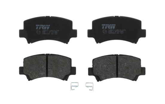 Kit de plaquettes de frein, frein à disque GDB3221 TRW